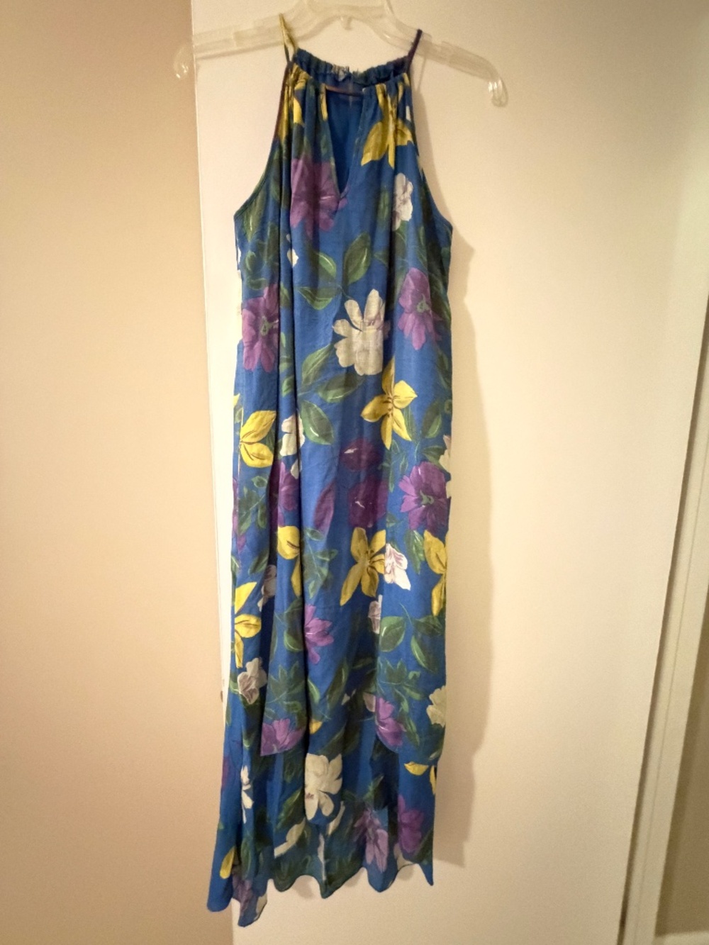 Tropical midi dress